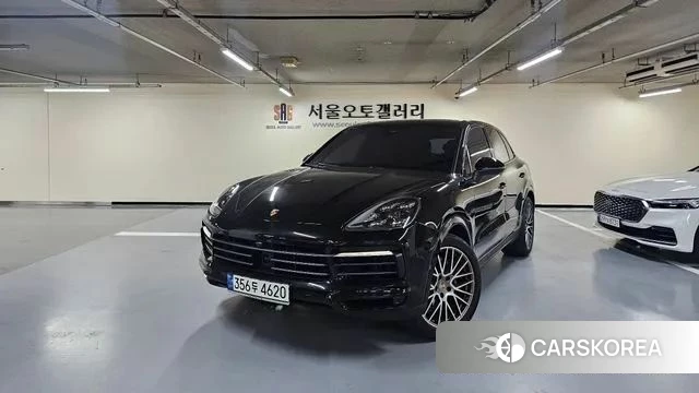 Porsche Cayenne (PO536) 2022 Черный из Кореи