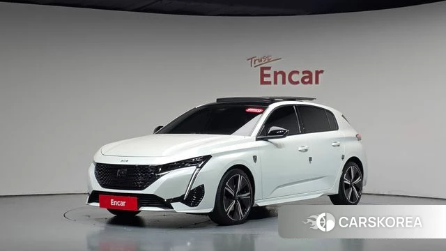 Peugeot 308 Third generation 2022 Белый из Кореи