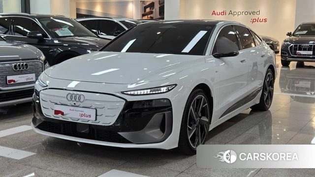 Audi A6 e-Tron 2025 Белый из Кореи