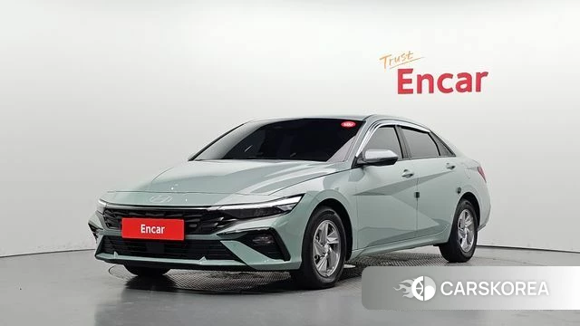 Hyundai The New Avante (CN7) 2025 Зеленый из Кореи