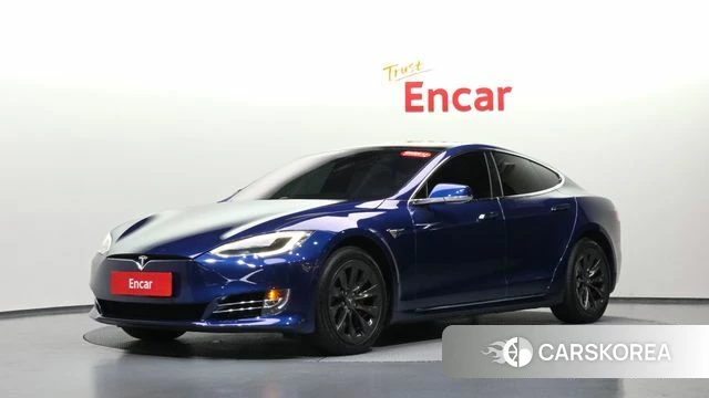 Tesla Model S 2020 Синий из Кореи, фото 2
