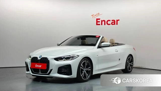 BMW 4 Series (G22) 2021 Белый из Кореи