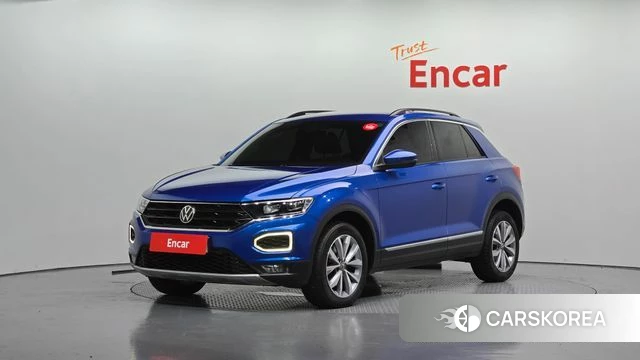 Volkswagen T-Roc 2021 Синий из Кореи