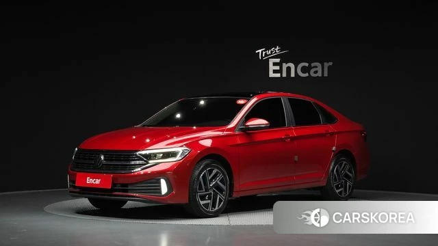 Volkswagen 7th Generation of Jetta 2024 Красный из Кореи