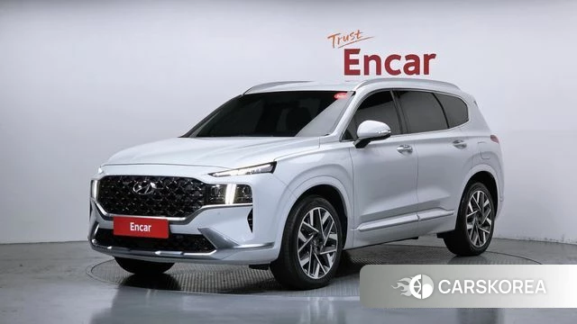Hyundai The New Santa Fe 2020 Серебристо-серый из Кореи