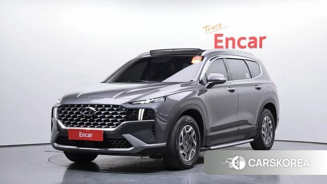Hyundai The New Santa Fe 2022 Серый из Кореи