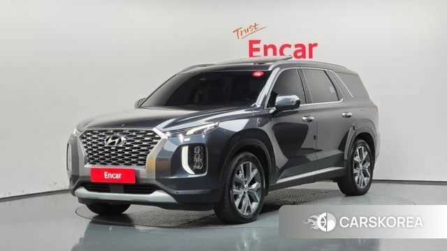 Hyundai Palisade 2021 Небесно-голубой из Кореи