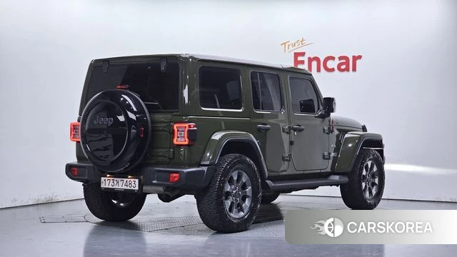 Jeep Wrangler (JL) 2020 Зеленый из Кореи