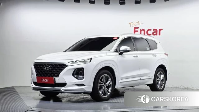 Hyundai Santa Fe TM 2020 Белый из Кореи