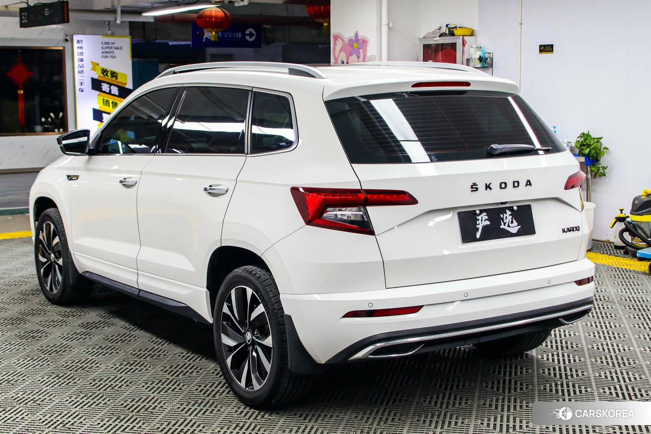 Skoda Karoq 2021 Белый из Китая