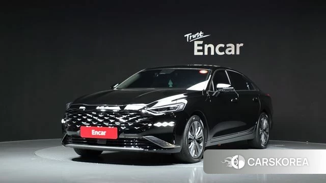 Kia K8 Hybrid 2021 Черный из Кореи
