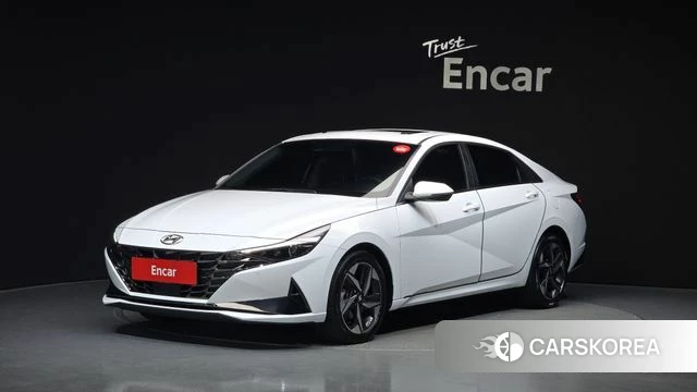 Hyundai Avante (CN7) 2020 Белый из Кореи