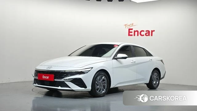 Hyundai The New Avante (CN7) 2023 Белый из Кореи