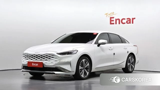 Kia K8 Hybrid 2023 Белый из Кореи