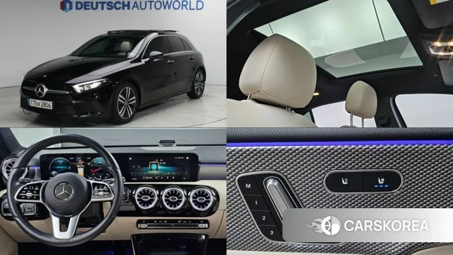 Mercedes-Benz A-Class W177 2021 Черный из Кореи