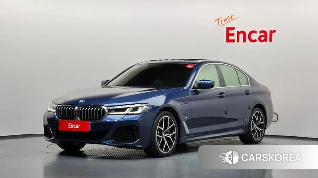 BMW 5 Series (G30) 2021 Синий из Кореи