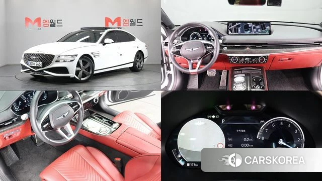 Genesis G80 (RG3) 2022 Белый из Кореи