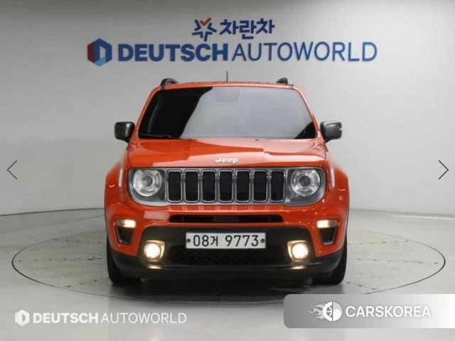 Jeep Renegade 2019 Красный из Кореи