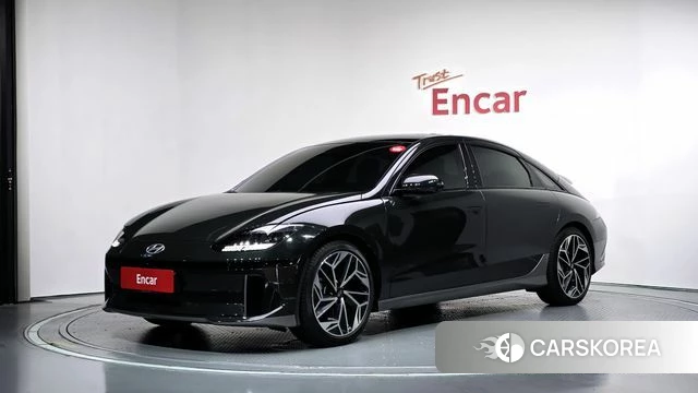 Hyundai Ionic 6 2022 Темно-зеленый из Кореи