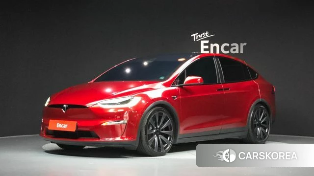 Tesla Model X 2024 Красный из Кореи