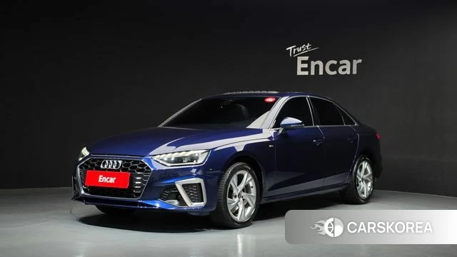 Audi A4 (B9) 2021 Синий из Кореи