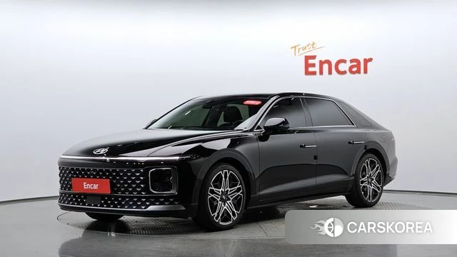 Hyundai Grandeur Hybrid (GN7) 2023 Черный из Кореи