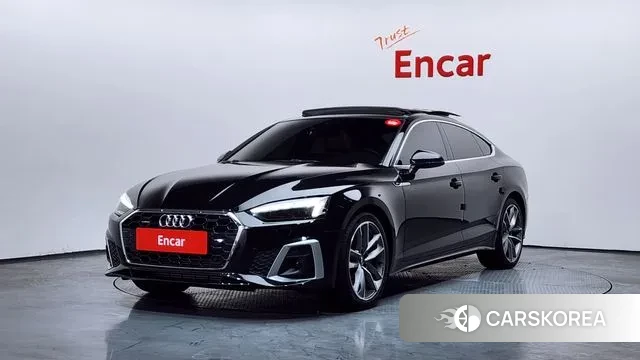Audi A5 (F5) 2021 Черный из Кореи