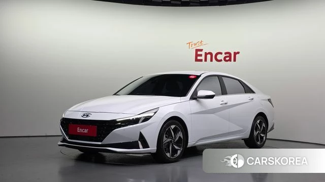 Hyundai Avante (CN7) 2022 Белый из Кореи