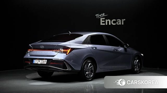 Hyundai The New Avante (CN7) 2024 Светло-серебряный цвет из Кореи