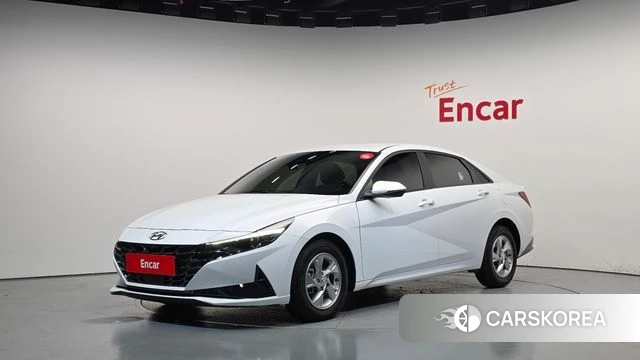 Hyundai Avante (CN7) 2021 Белый из Кореи