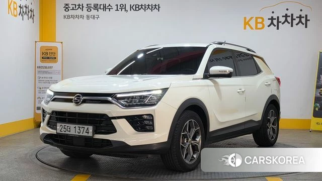 Ssangyong Beautiful Korando 2019 Белый из Кореи