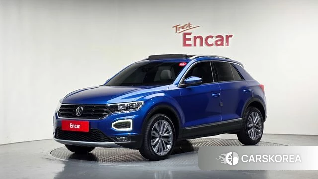 Volkswagen T-Roc 2021 Синий из Кореи