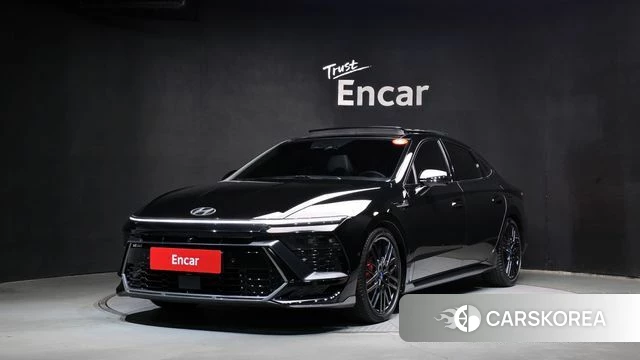 Hyundai Sonata D Edge (DN8) 2024 Черный из Кореи