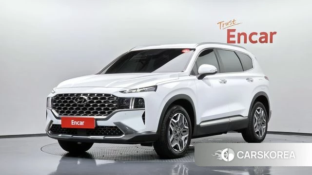 Hyundai The New Santa Fe 2023 Белый из Кореи