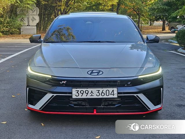 Hyundai The New Avante (CN7) 2025 Светло-серебряный цвет из Кореи