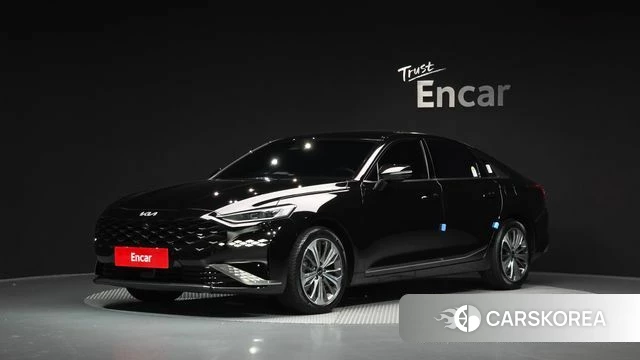 Kia K8 Hybrid 2024 Черный из Кореи