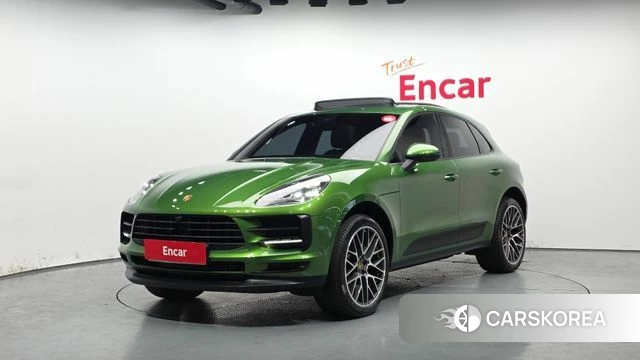 Porsche Macan 2021 Зеленый из Кореи