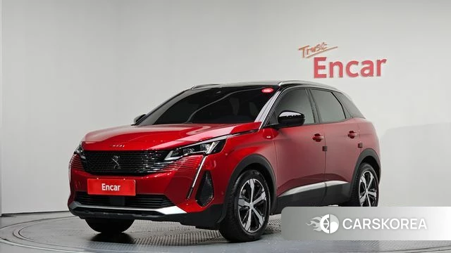 Peugeot 3008 second generation 2022 Красный из Кореи