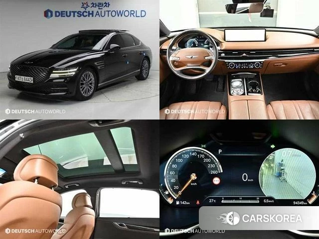 Genesis G80 (RG3) 2022 Черный из Кореи