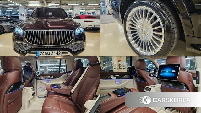 Mercedes-Benz GLS - Class X167 2023 Черный двухцветный из Кореи