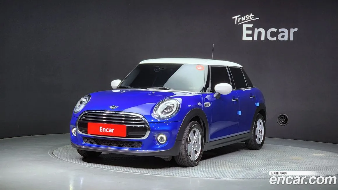 Mini Cooper 2020 Синий из Кореи