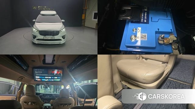 Kia The New Carnival 2019 Белый из Кореи