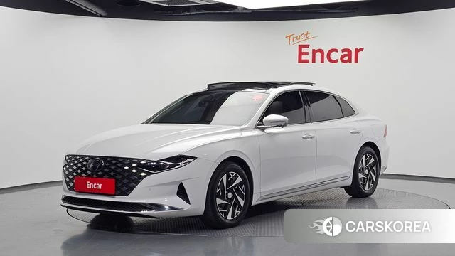 Hyundai The New Grandeur IG Hybrid 2021 Белый из Кореи