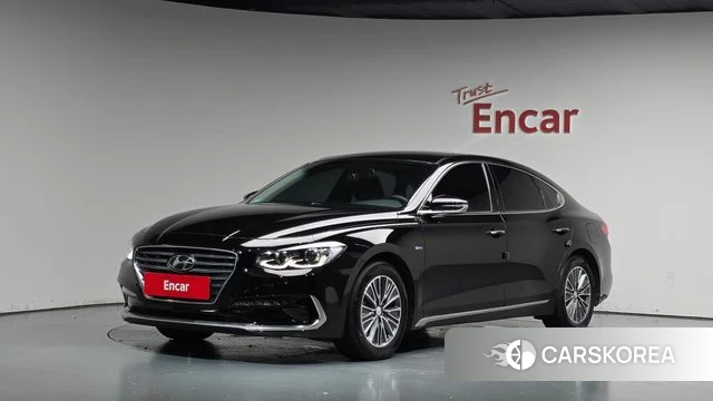 Hyundai Grandeur IG Hybrid 2018 Черный из Кореи