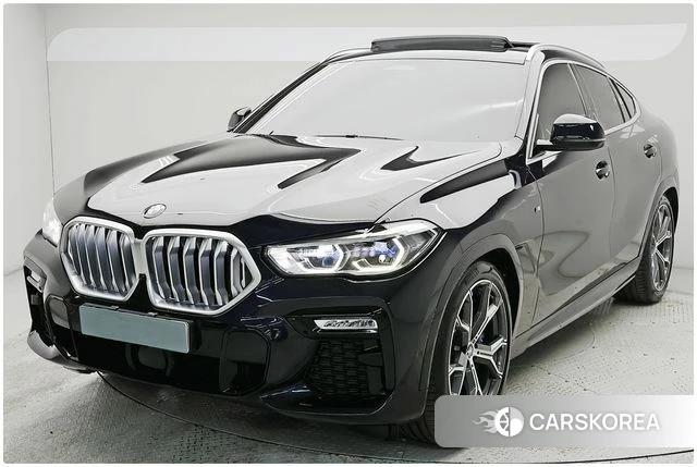 BMW X6 (G06) 2021 Черный из Кореи