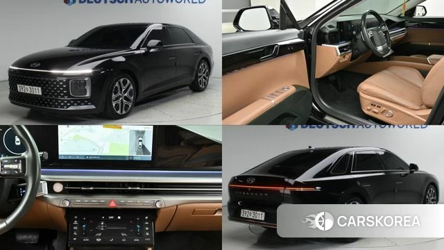 Hyundai Grandeur Hybrid (GN7) 2023 Черный из Кореи