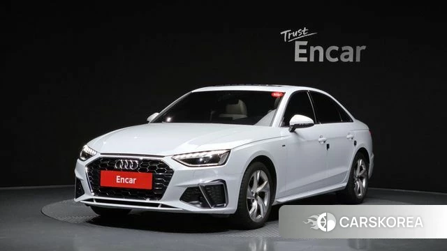 Audi A4 (B9) 2022 Белый из Кореи
