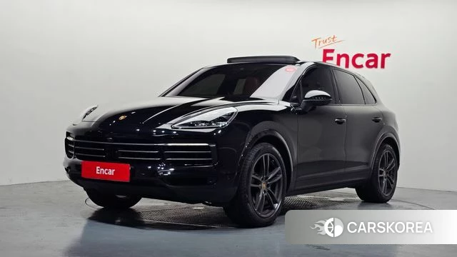 Porsche Cayenne (PO536) 2023 Черный из Кореи