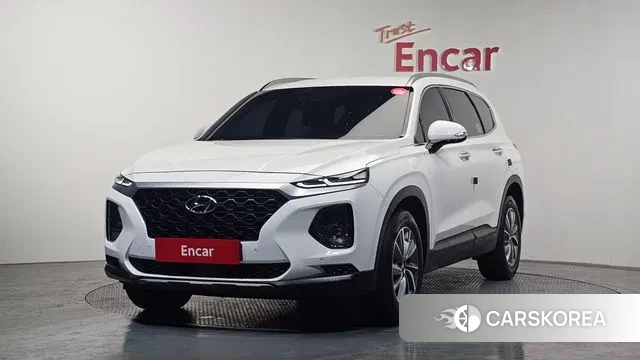 Hyundai Santa Fe TM 2019 Белый из Кореи