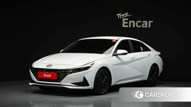 Hyundai Avante (CN7) 2023 Белый из Кореи